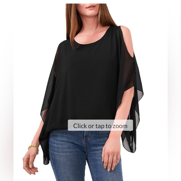 Womens Sheer Round-Neck Pullover Top - Picture 1 of 1